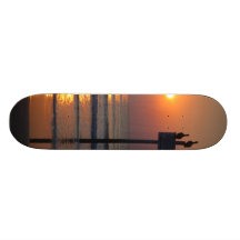 Planche à roulettes de Daytona Beach FL d'océan de