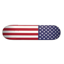 Planche à roulettes de drapeau américain