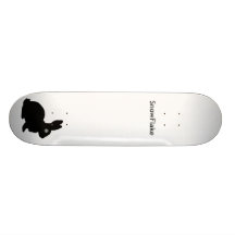 Planche à roulettes de flocon de neige