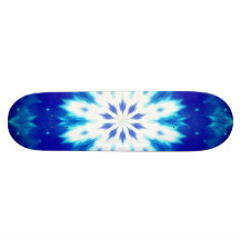 Planche à roulettes de flocon de neige