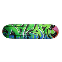 Planche à roulettes de graffiti