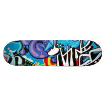 planche à roulettes de graffiti
