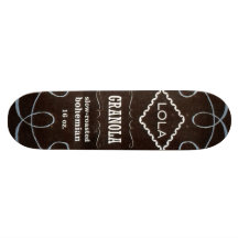 Planche à roulettes de granola de Lola