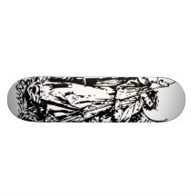 Planche à roulettes de guerrier d'ange
