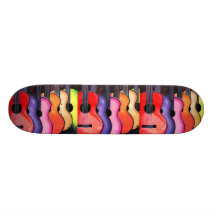 Planche à roulettes de guitare