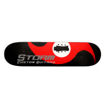 Planche à roulettes de logo de TEMPÊTE