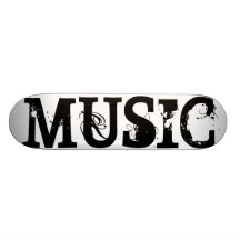 Planche à roulettes de MUSIQUE