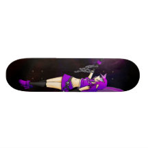Planche à roulettes de papaye
