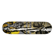 planche à roulettes de papillon