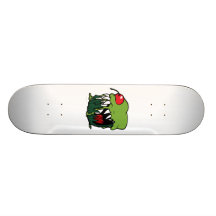 planche à roulettes de petit gâteau de zombi