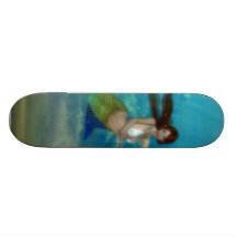 Planche à roulettes de sirène