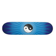 Planche à roulettes de Yin Yang en métal de rayon 