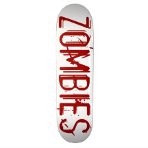 Planche à roulettes de zombis
