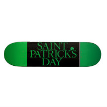 Planche à roulettes du jour de St Patrick