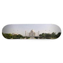 Planche à roulettes du Taj Mahal