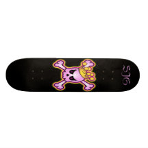 Planche à roulettes Girly de crâne