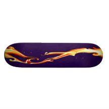 Planche à roulettes légère d'abrégé sur peinture d