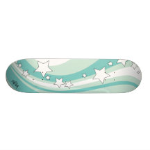 Planche à roulettes Stars Bleu
