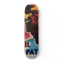 Planche à roulettes vintage d'affiche de 2ÈME GUER