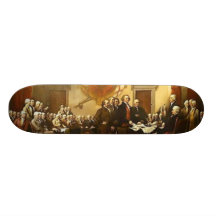 Planches à roulettes de déclaration d'indépendance