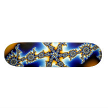 Planches à roulettes stellaires de flocon de neige