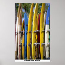 Planches de surf Waikiki Posters