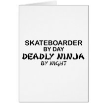 Planchiste Ninja mortel par nuit Carte