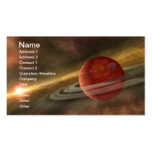 Planètes de NASAs et planètes naines Carte De Visite