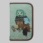 Planificateur rose de hibou de Smokey pochettes folios