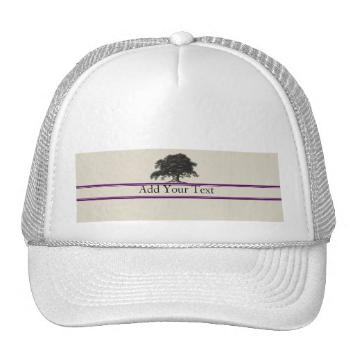 Plantation de chêne dans le pourpre casquettes