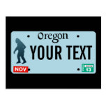 Plaque minéralogique d'OregonSasquatch Cartes Postales