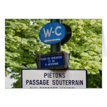 Plaques de rue carte