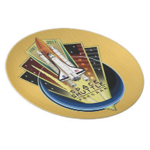 Plat commémoratif de programme de navette spatiale assiettes