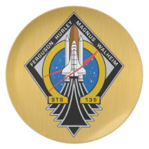 Plat commémoratif de vol final de STS 135 l'Atlant Assiette Pour Soirée
