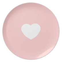 Plat d'amoureux (princesse parfaite Pink) Assiette Pour Soirée