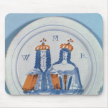 plat Étain-vitré de poterie de terre, Lambeth, c.1 Tapis De Souris