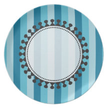 Plat lumineux de tentes - bleu assiette