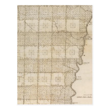 Plat van de Zeven Waaiers van Gemeenten Wens Kaarten