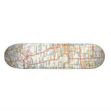 plate-forme de feuille de route skateboards customisés