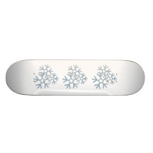Plate-forme de planche à roulettes de flocons de n