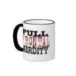 Pleine tasse frontale de Nerdity