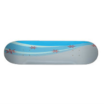 Pleure j'une rivière plateau de planche à roulettes