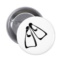 Plongée - ailerons badge avec épingle