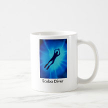 Plongeur autonome tasse à café