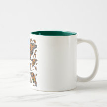Pluie de monarque tasse