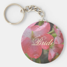 Pluie rose porte-clefs