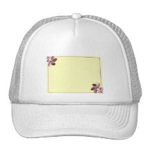 Plumeria à sable jaune et rose casquette de camionneur