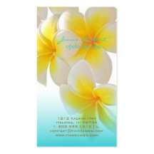 Plumeria de PixDezines Hawaï Carte De Visite