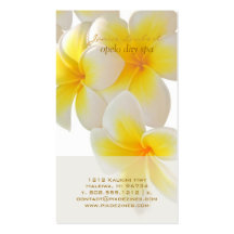 Plumeria de PixDezines Hawaï Carte De Visite