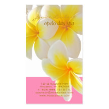 Plumeria de PixDezines Hawaï Carte De Visite